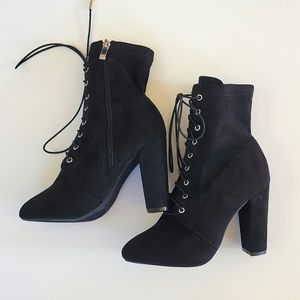 Lulu's Black Booties 5.5